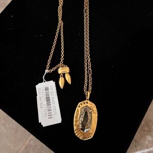 Kendra Scott Vintage Gold Black Pyrite